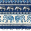 ลายพิมพ์ ช้างสีครีม