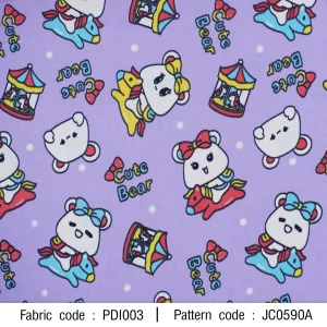 ลายพิมพ์ กระต่ายในสวนสนุก