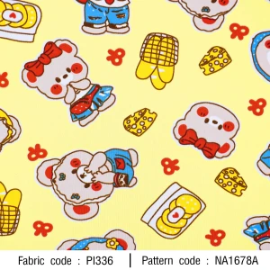 ลายพิมพ์ หมีขนมปัง