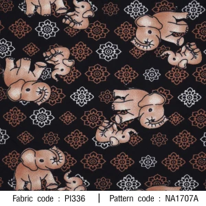 ลายพิมพ์ ช้างแม่ลูก