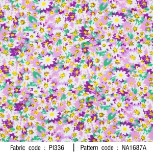 ลายพิมพ์ ดอกเดซี่คละ