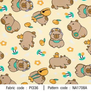 ลายพิมพ์ คาปิบาร่า