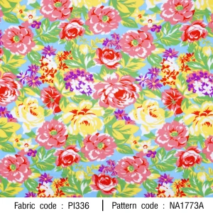 ลายพิมพ์ ดอกกุหลาบใบไม้