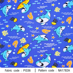 ลายพิมพ์ ปลาฉลามท้องทะเล