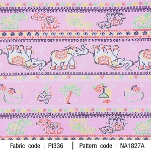 ลายพิมพ์ ช้างซัมเมอร์พาสเทล