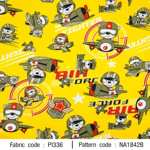 ลายพิมพ์ หมีขับเครื่องบิน