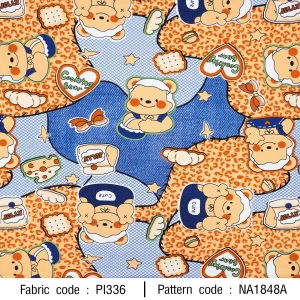 ลายพิมพ์ น้องหมีขนมปัง