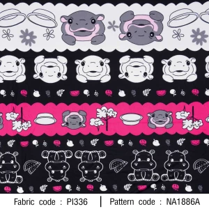 ลายพิมพ์ ฮิปโปผลไม้