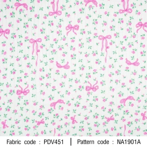 ลายพิมพ์ โบว์ดอกไม้