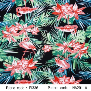 ลายพิมพ์ ใบไม้นกเงือก