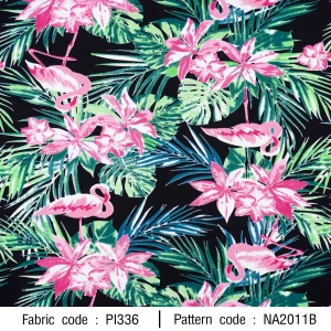 ลายพิมพ์ ใบไม้นกเงือก