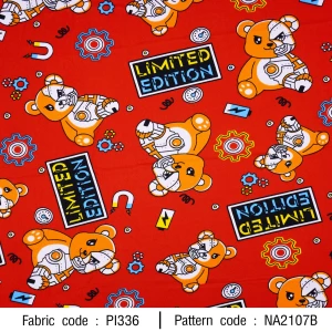 ลายพิมพ์ หมีหุ่นยนต์