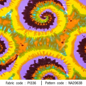 ลายพิมพ์ มัดย้อมก้นหอย