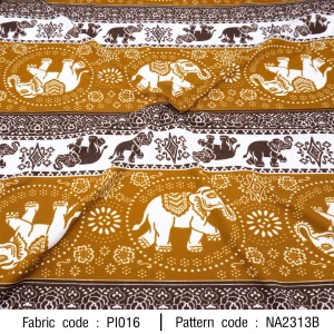 ลายพิมพ์ ช้างดอกวิจิตร