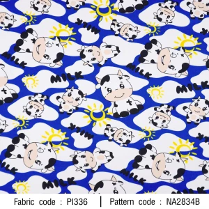 ลายพิมพ์ วัวสดใส