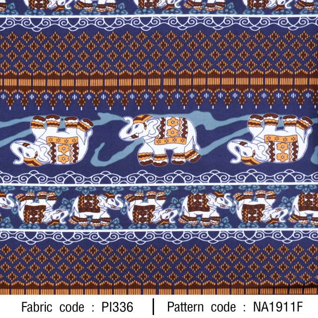 ลายพิมพ์ ช้างพื้นเมือง