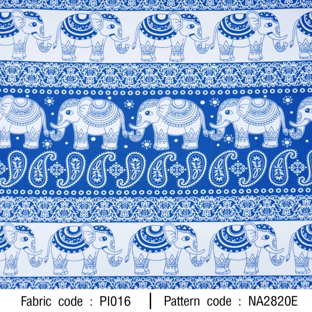 ลายพิมพ์ ช้างพื้นขาว