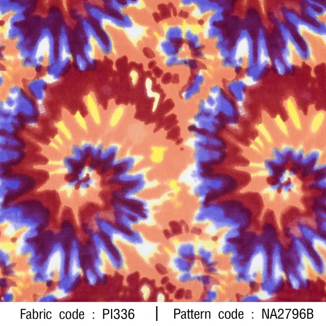 ลายพิมพ์ มัดย้อมก้นหอย