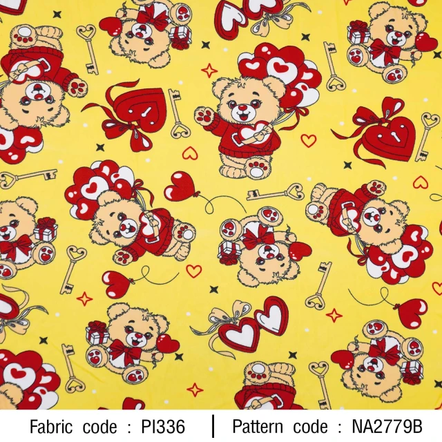 ลายพิมพ์ หมีหัวใจ