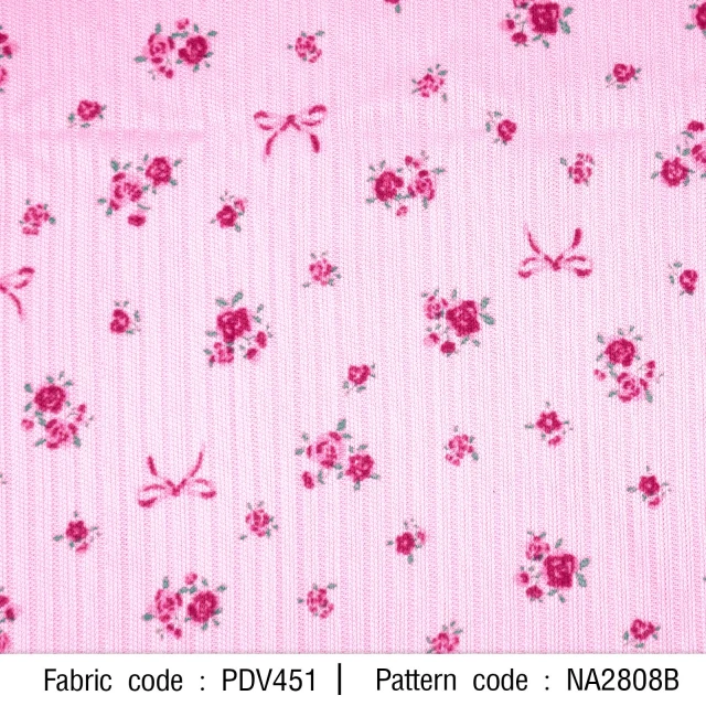 ลายพิมพ์ โบว์ดอกไม้