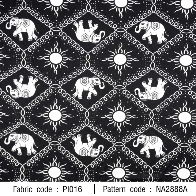 ลายพิมพ์ ช้างพระอาทิตย์