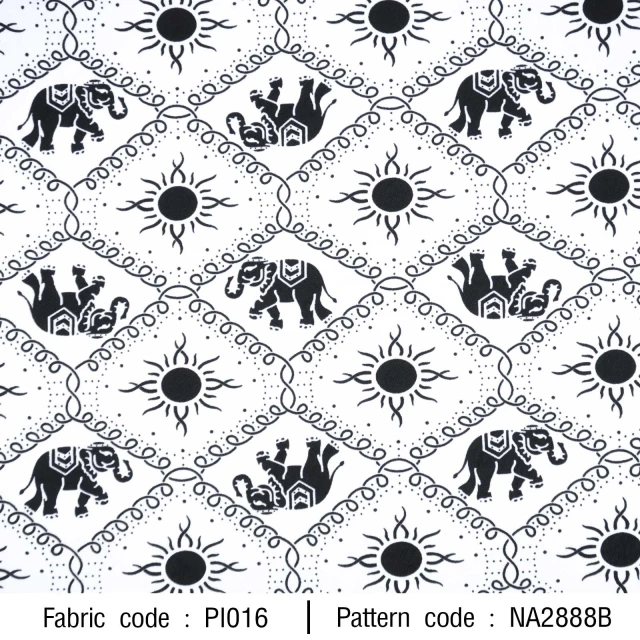 ลายพิมพ์ ช้างพระอาทิตย์