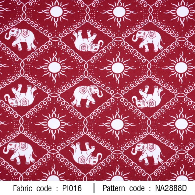 ลายพิมพ์ ช้างพระอาทิตย์