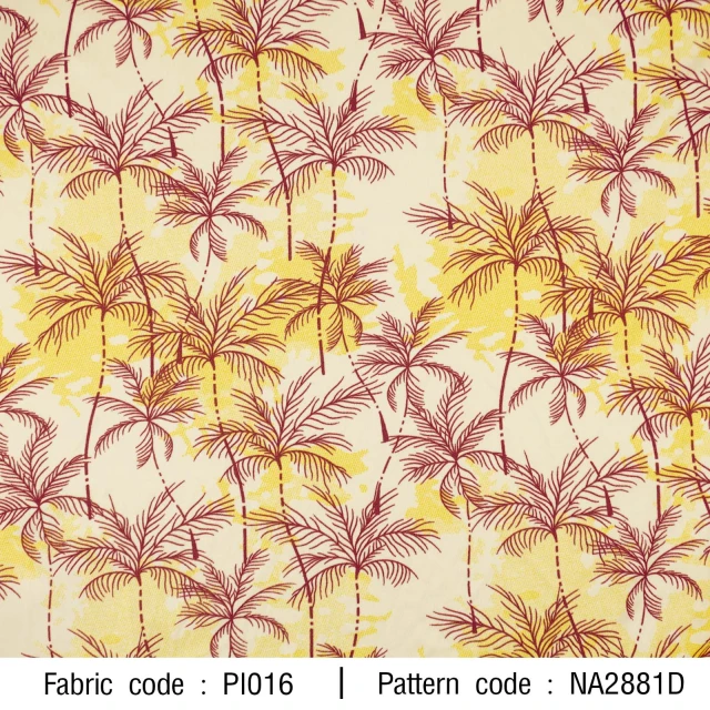 ลายพิมพ์ ต้นมะพร้าว