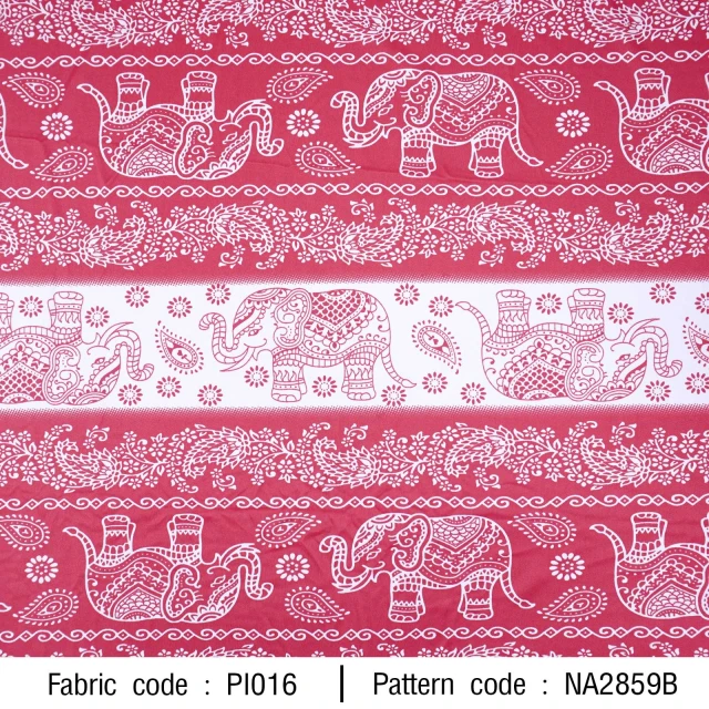 ลายพิมพ์ ช้างพื้นขาว