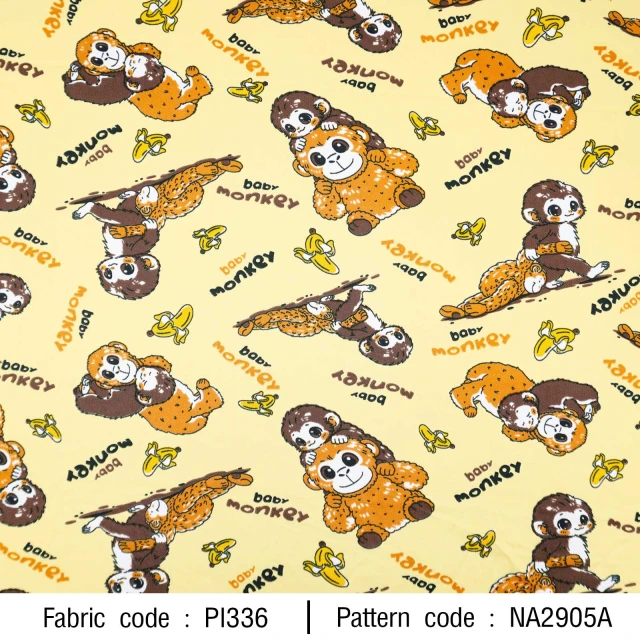 ลายพิมพ์ ลิงน้อย