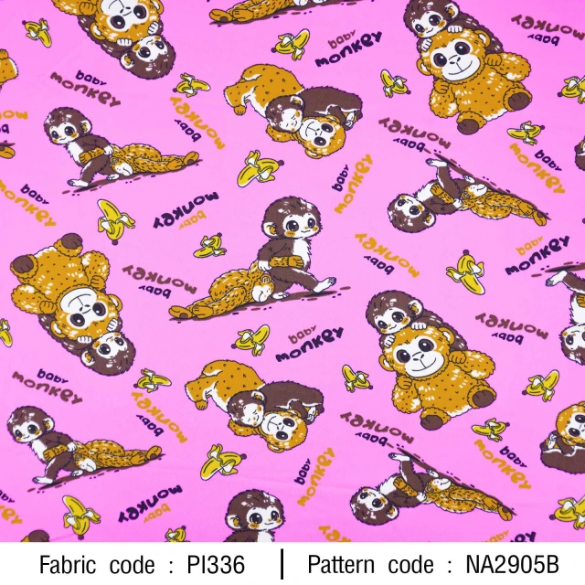 ลายพิมพ์ ลิงน้อย