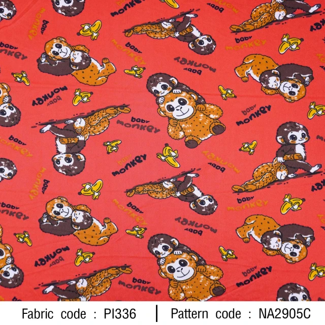 ลายพิมพ์ ลิงน้อย