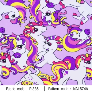 ลายพิมพ์ Unicorn Cute