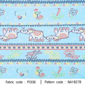 ลายพิมพ์ ช้างซัมเมอร์พาสเทล