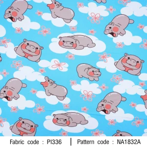 ลายพิมพ์ ฮิปโปน้อยก้อนเมฆ