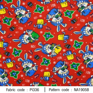 ลายพิมพ์ กระต่ายคริสต์มาส