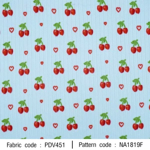 ลายพิมพ์ เชอร์รี่หัวใจ