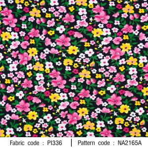 ลายพิมพ์ ดอกเล็กพื้นดำ