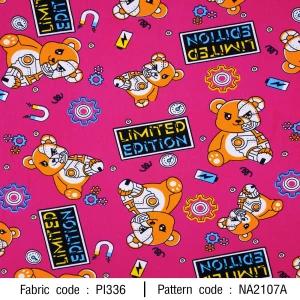 ลายพิมพ์ หมีหุ่นยนต์