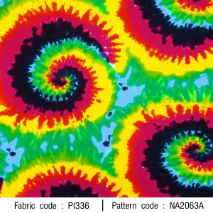 ลายพิมพ์ มัดย้อมก้นหอย