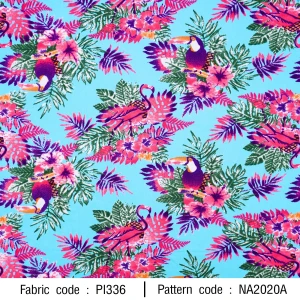 ลายพิมพ์ ดอกนกแก้ว