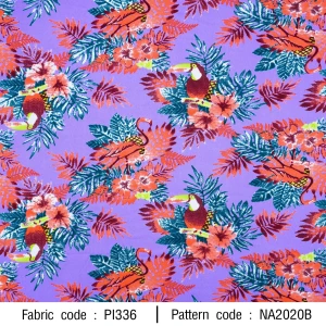 ลายพิมพ์ ดอกนกแก้ว