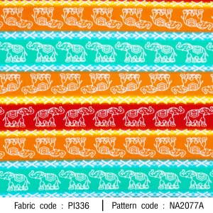 ลายพิมพ์ ช้างสายรุ้ง