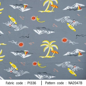 ลายพิมพ์ มะพร้าวชายหาด