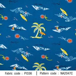 ลายพิมพ์ มะพร้าวชายหาด