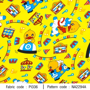 ลายพิมพ์ เป็ดสวนสนุก