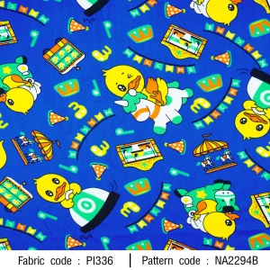 ลายพิมพ์ เป็ดสวนสนุก