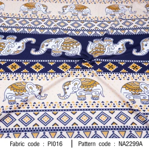 ลายพิมพ์ ช้างเรขาคณิต