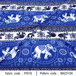 ลายพิมพ์ ช้างดอกวิจิตร