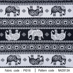 ลายพิมพ์ ช้างหัวใจ